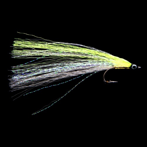 The Essential Fly Saltwater Sand Eel Chartreuse Fishing Fly
